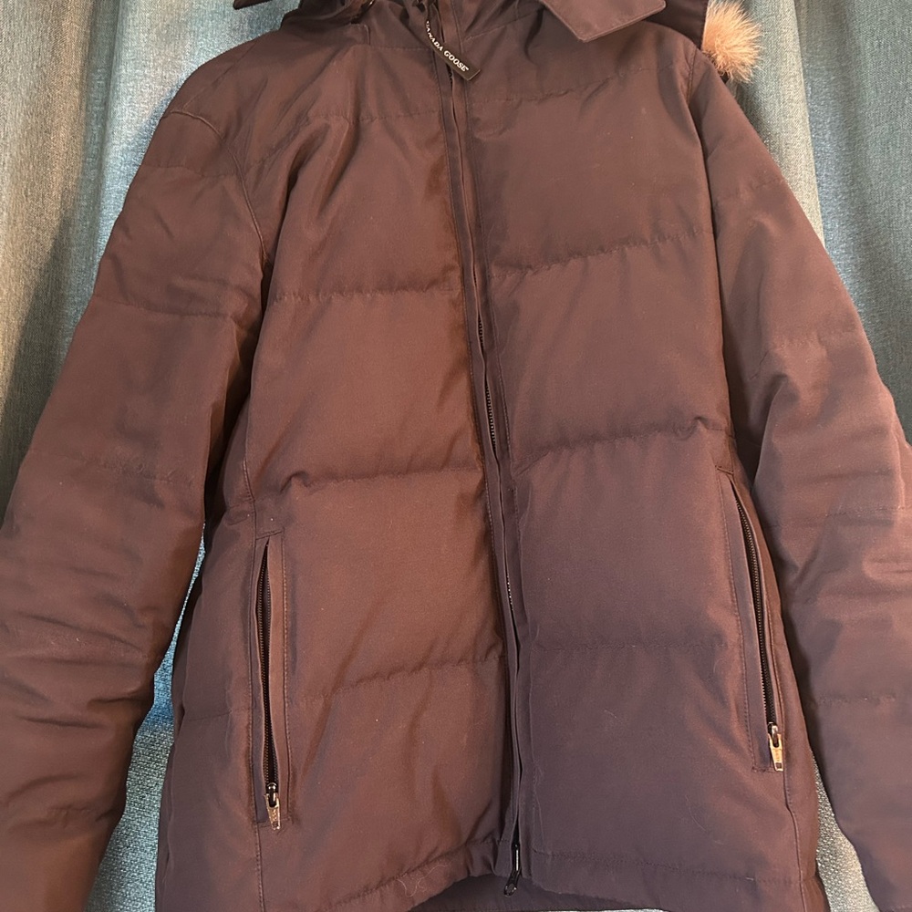 Canada Goose Navy Hooded Jacket